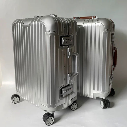 Drop-Resistant All-Aluminum-Magnesium Alloy Luggage For Travel