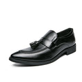 Mens British-style Casual Fashionable Business Tassel Leather Shoes
